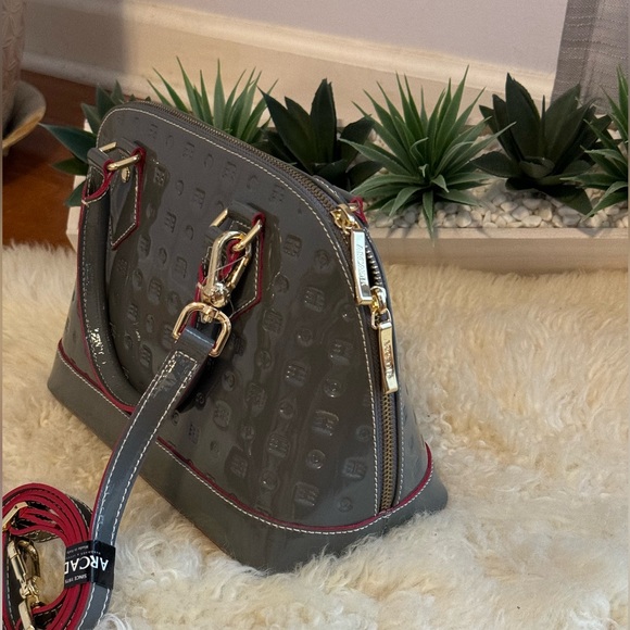 Arcadia leather satchel bag - Picture 2 of 11